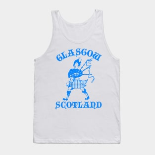 Glasgow Scotland Retro Tourist Souvenir Tank Top